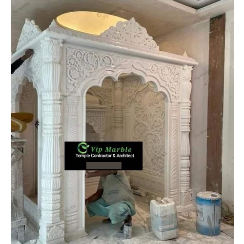 Designer White Marble Temple