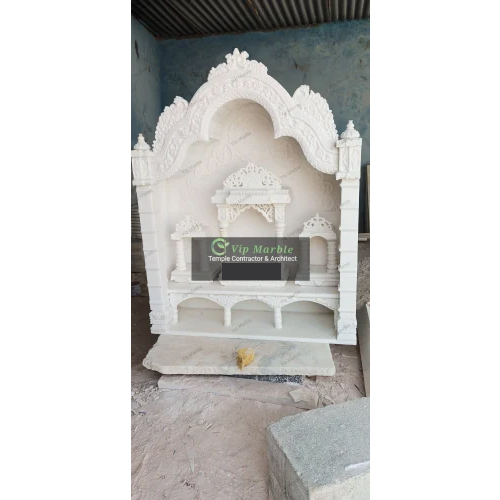डिज़ाइनर सफेद संगमरमर का मंदिर