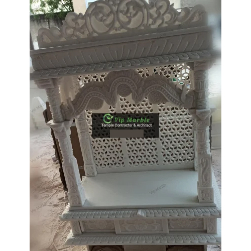 Hand Carved Indoor Marble Temple - Application: Worship