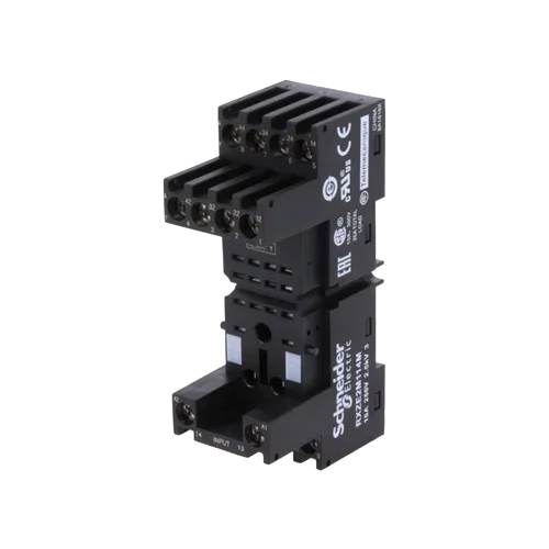 Schneider 230V Relay Base - Contact Load: High Power