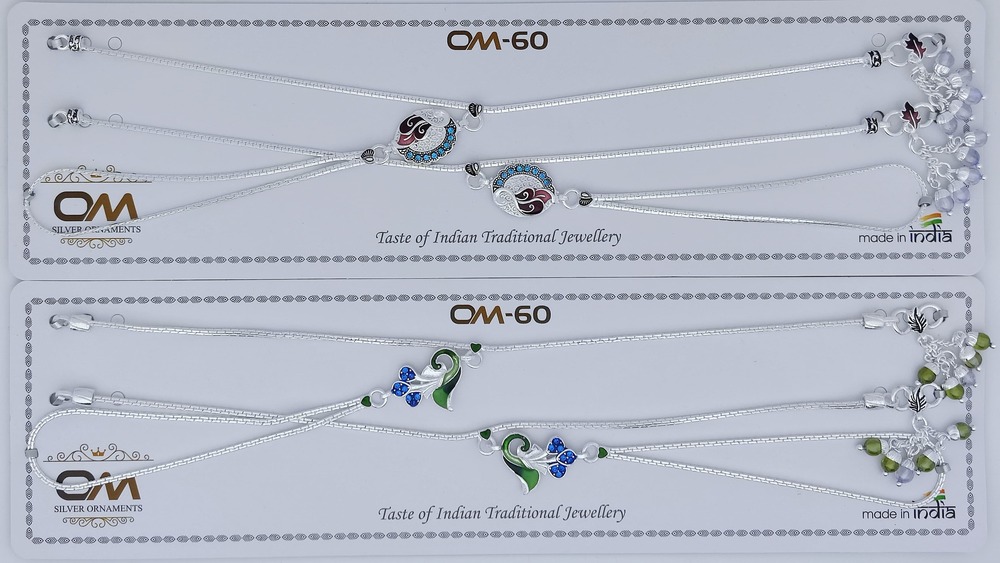 Silver Pair full Payal