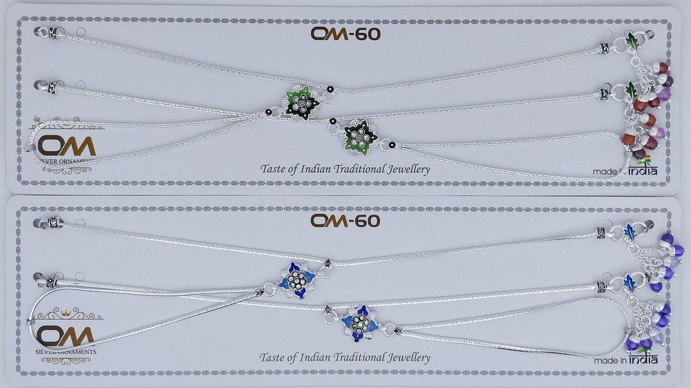 Silver Pair full Payal