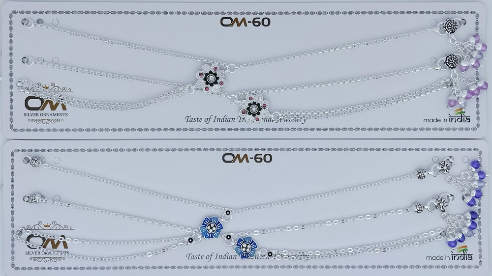 Silver Pair full Payal