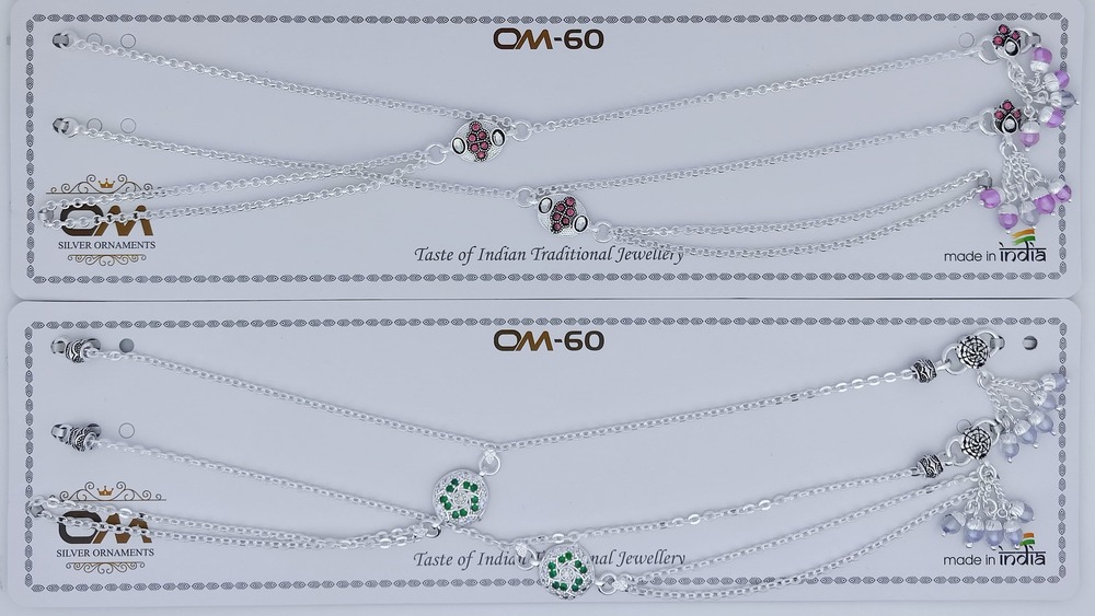 Silver Pair full Payal