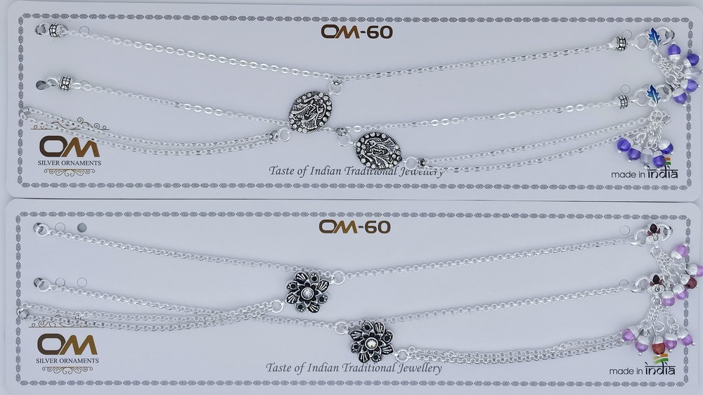 Silver Pair full Payal