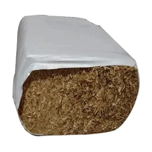 250Kg Wheat Straw Bale - Color: Natural