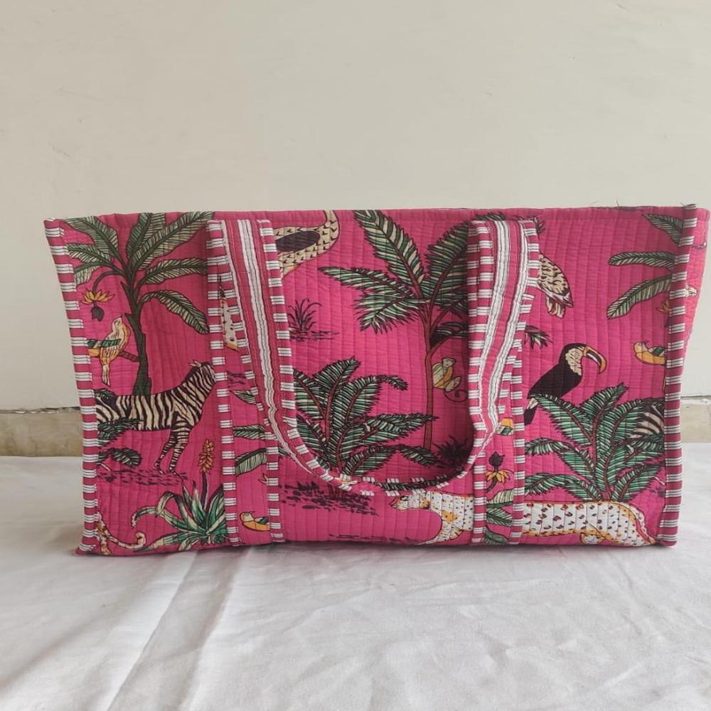 Cotton Quilted Tote bags