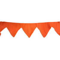 Orange Fabric Bunting Flag 100mtr Pack - Features: Good Quality