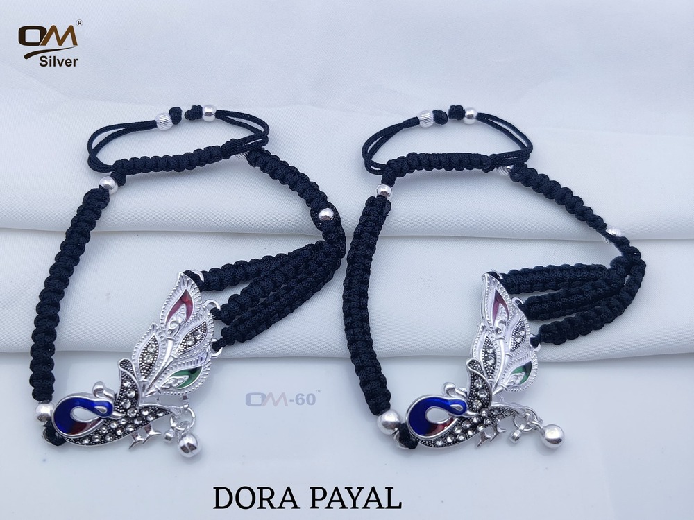 Silver Thread Anklet