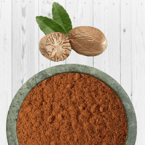 Dehydrated Nutmeg Powder - Color: Dark Brown