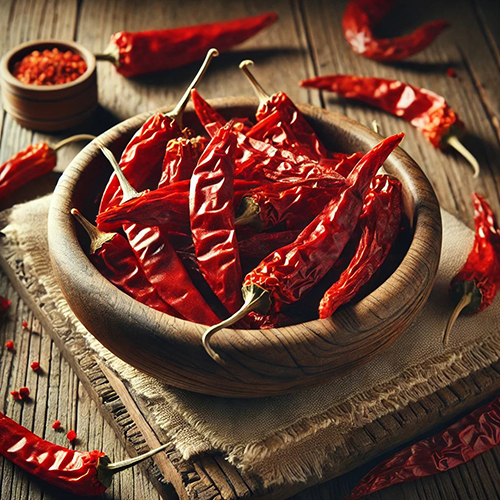 Dried Red Chilies - Physical Form: Piece