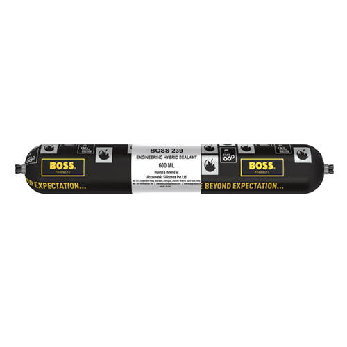 Boss 239 600Ml Engineering Hybrid Silicone Sealant - Grade: Industrial