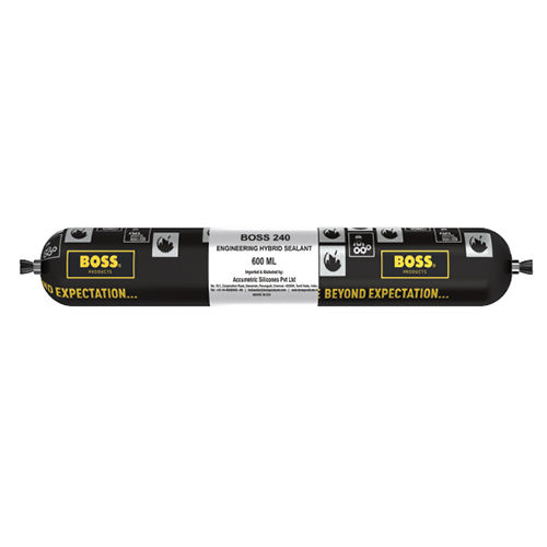 BOSS 240 Hybrid Silicone Sealant - 600ml Liquid Form | Industrial Grade Hot Melt Adhesive, 95%-99% Purity, Extreme Temperature Resistance, Multi-Material Bonding