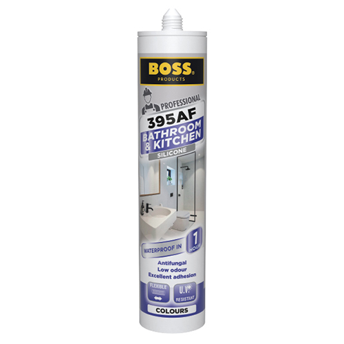 BOSS 395 AF Bathroom And Kitchen Silicone Sealant