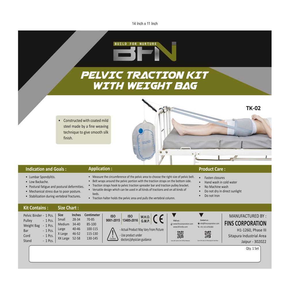 TK-02 Pelvic Traction Kit With Weight Bag