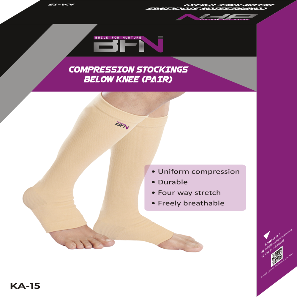 Ka-15 Compression Stocking Below Knee - Attributes: Safe To Use
