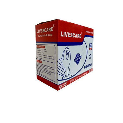 Surgical Gloves - Color: White
