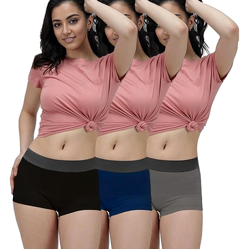 Ladies Crop Top And Shorts Set - Color: Different Available