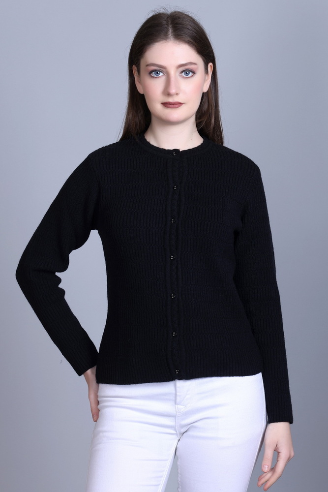 LADIES WOOLEN SHORT CARDIGAN