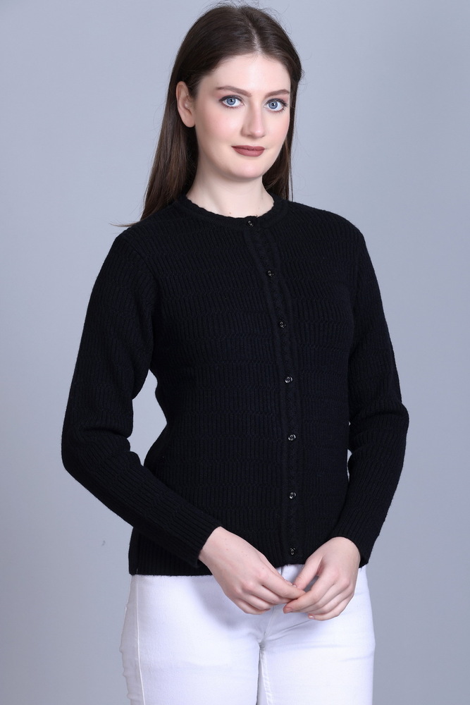 LADIES WOOLEN SHORT CARDIGAN