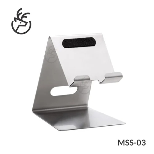 Stainless Steel Mobile Stand - Color: Silver