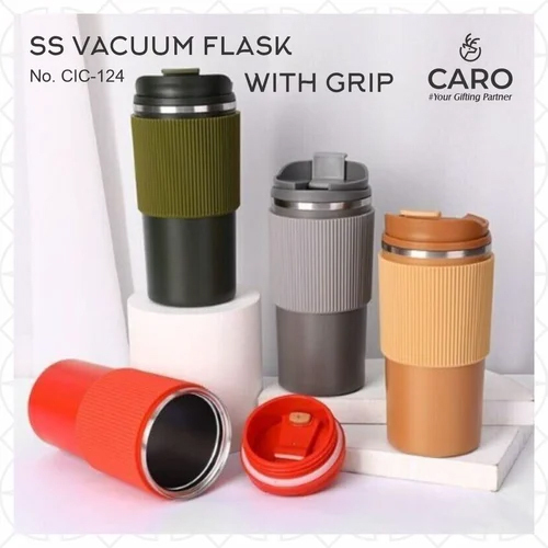 Stainless Steel Vacuum Flask - Color: Multicolor