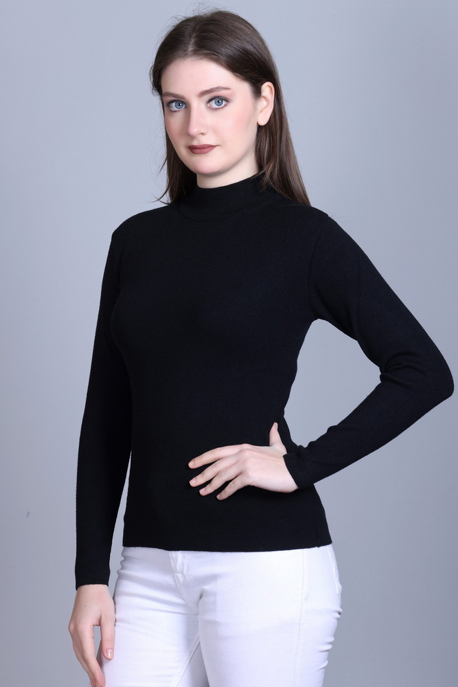 Skivvy H/n - Wool Fabric, Sizes S, M, L, Xl | Hand-knitted Pattern, Stylish High Neck, Available In Multiple Colors For All Ages