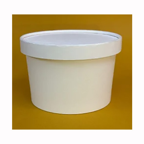 300Ml Paper Food Container - Material: Plastic