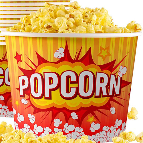 170 OZ 185 Grams Paper Popcorn Tub