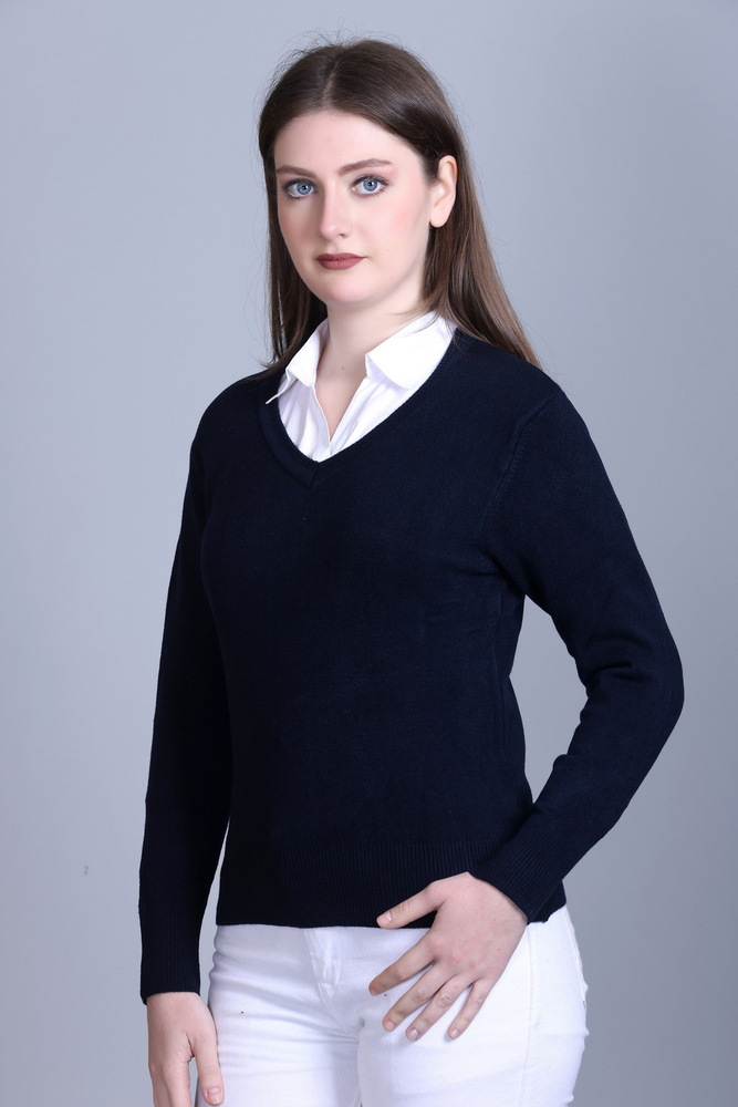 LADIES V-NECK TOP
