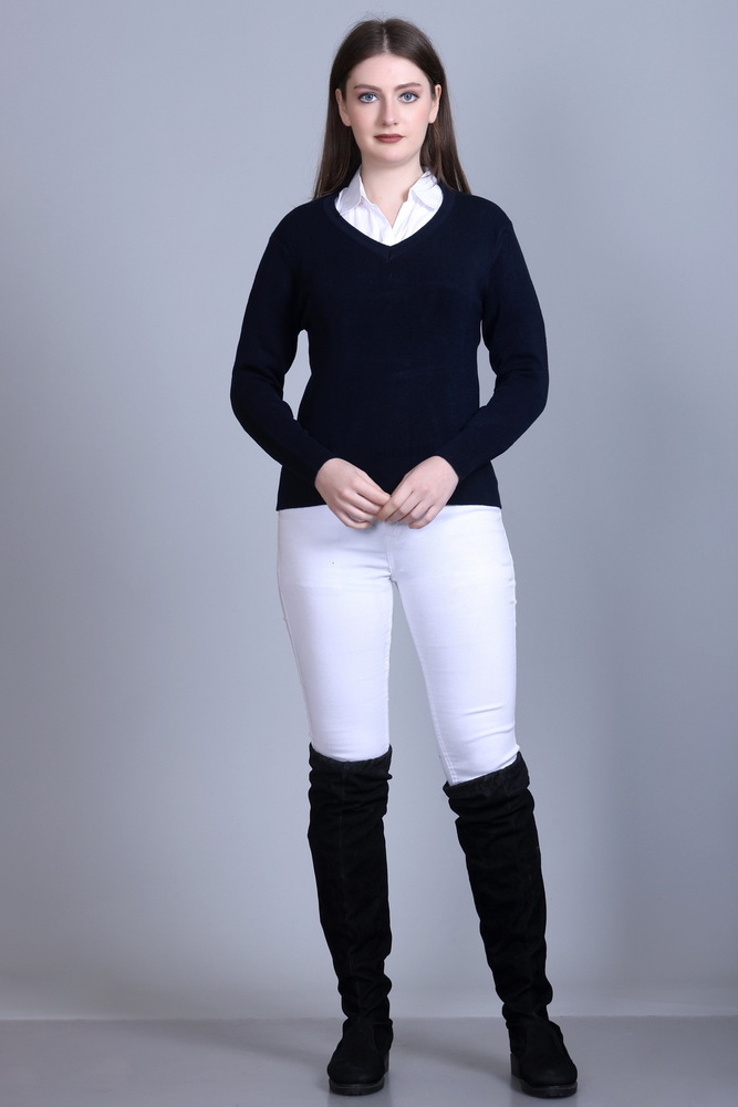 LADIES V-NECK TOP