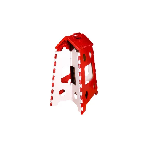 18 Inch Glossy Finishing Polypropylene Folding Stool
