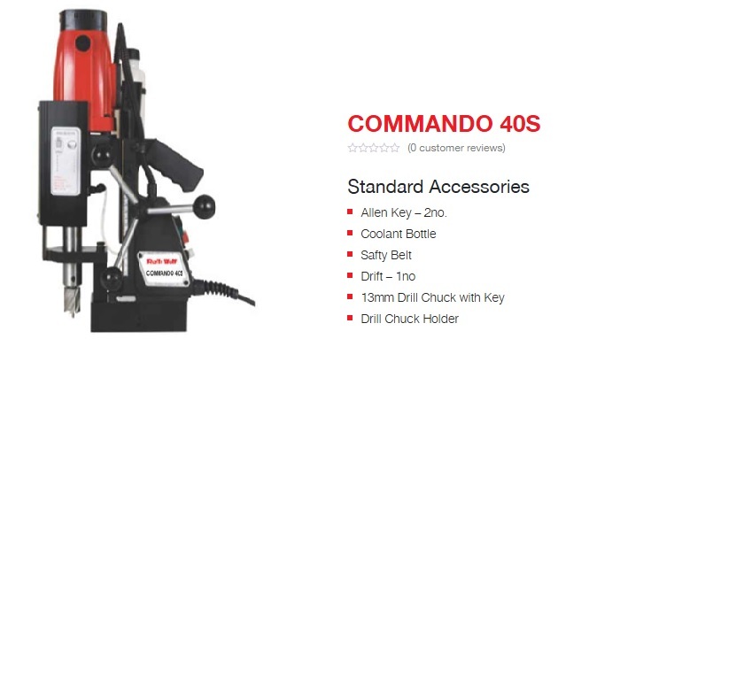 Ralli Wolf MAGNATIC CORE DRILL (COMMANDO 40S)