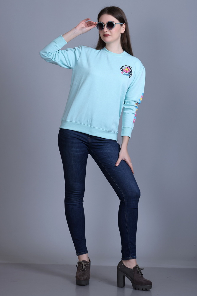 Full Sleeve Printed Sweatshirt