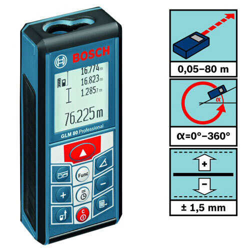 Bosch GLM 80 a   80m Range