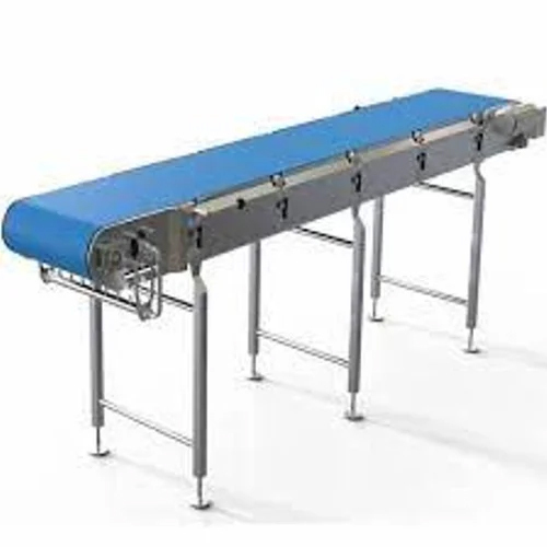 Flat Belt Conveyor - Color: Silver