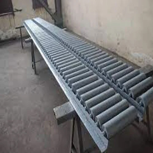 Roller Belt Conveyor - Color: Silver