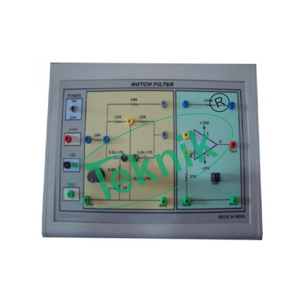Notch Filter (Active+passive) - Frequency Rejection Range, Stop Band With Minimal Attenuation