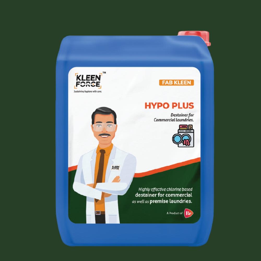 Kleen Force Fab kleen Hypo Plus Destainer for Commercial Laundries