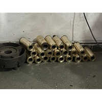Aluminum Bronze Hollow Bars - Polished Finish, Golden Color | Industrial Application, High Durability