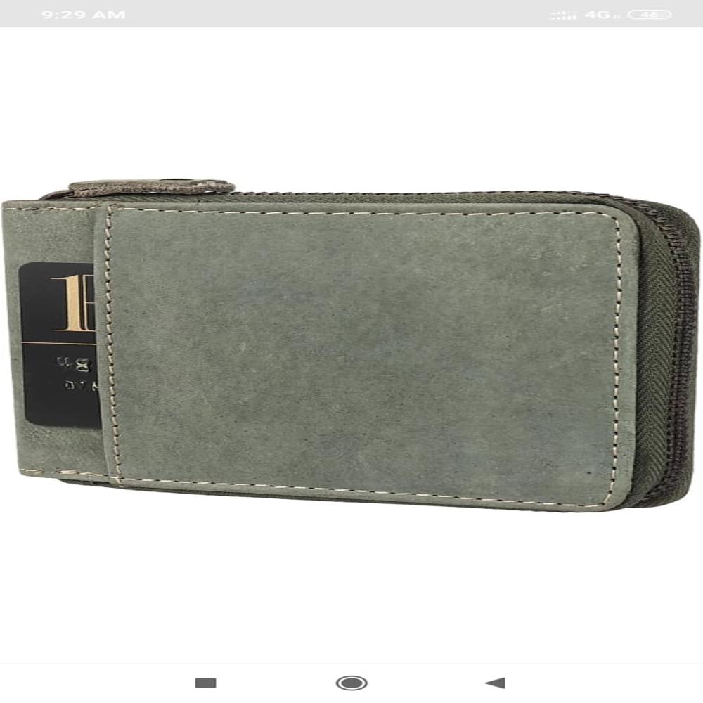 Leather Wallets - Color: Gray