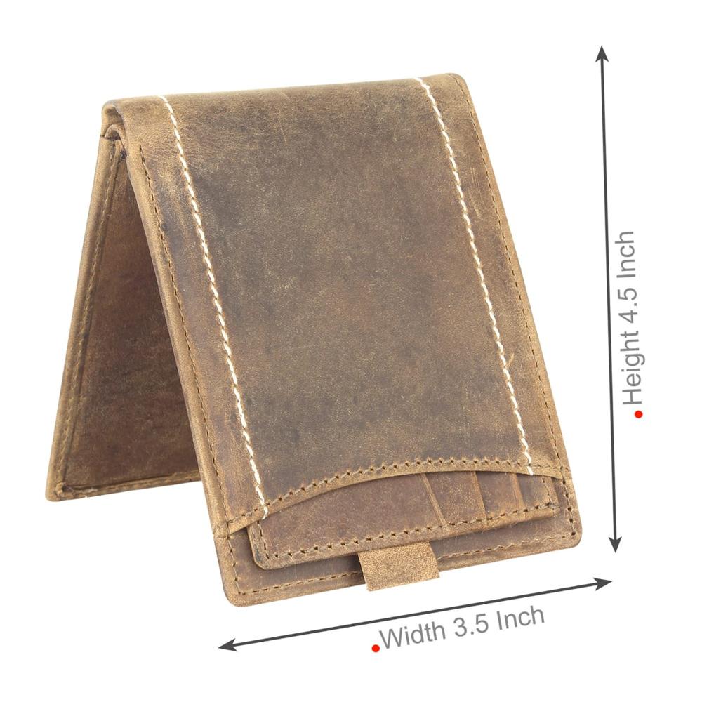 Leather Wallets - Leather Standard Size Gray | Rectangle Shape Industrial Usage