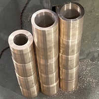 Aluminum Bronze Bushes - Bronze Material, Standard Size, Polished Finish, Golden Color , Hard Durable For Industrial Use