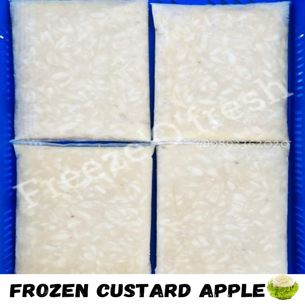 Natural Custard Apple Pulp - Cultivation Type: Organic