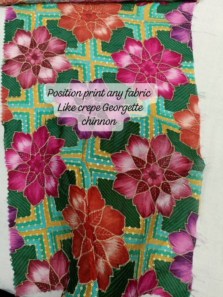 Position printed fabric