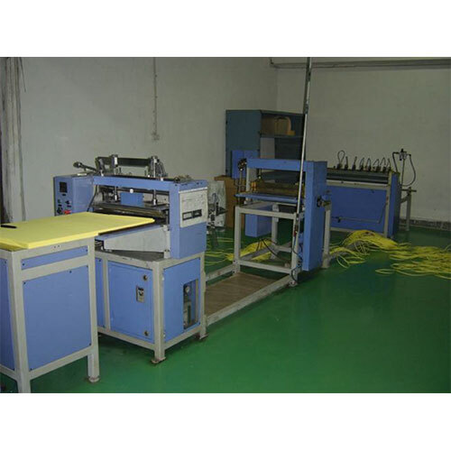 KNIFE PLEATING WITH MARKING & ON-LINE CUTTER