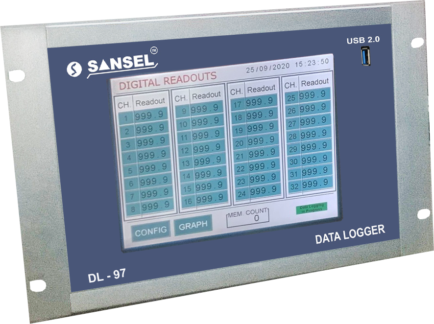 Universal Input Data Logger 8,16 & 32 Channels