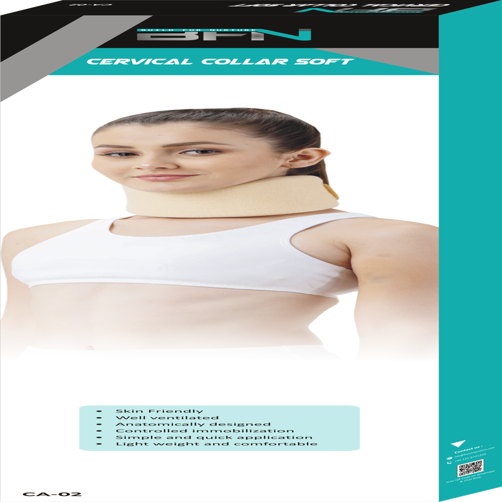 Ca-02 Soft Cervical Collar - Attributes: Skin Friendly