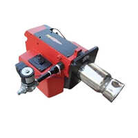 Lpg Gas Burner - High-pressure Ms And Cast Steel, Striking Red Color, 15 Kg Weight | Industrial Use With Fire Tube Structure