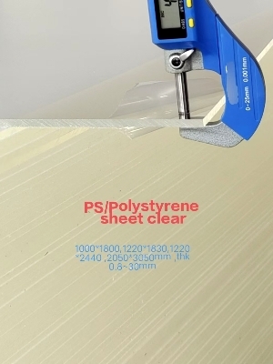 Transparent Virgin GPPS Polystyrene sheet